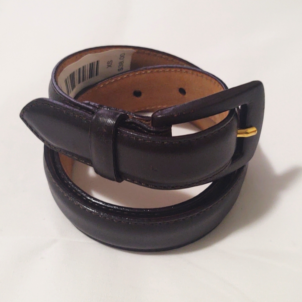 Talbots Genuine Brown Leather Belt | Women | X-Small
